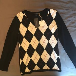Tommy Hilfiger Women's Argyle Sweater